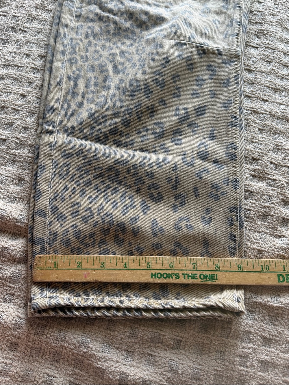 Citizens of Humanity nwot Miro Jeans in Natural Cheetah barrel wide leg jeans - Picture 14 of 14